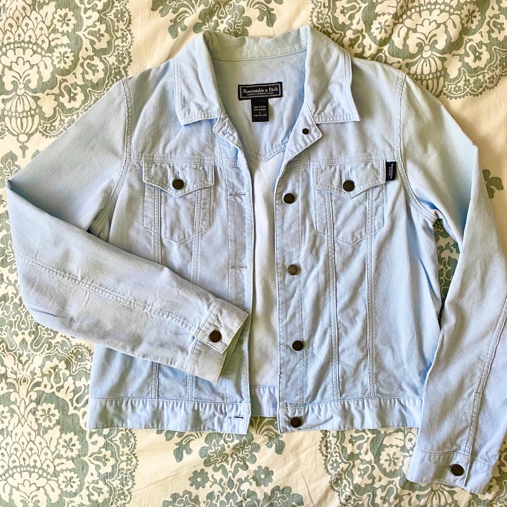 Abercrombie & Fitch Light Blue Jacket